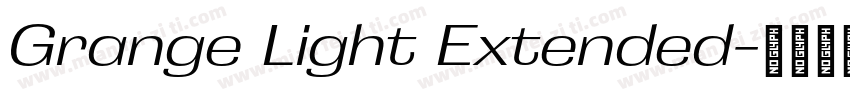 Grange Light Extended字体转换
